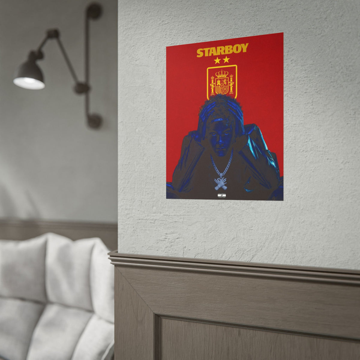 Starboy Poster | Spain Football Wall Art