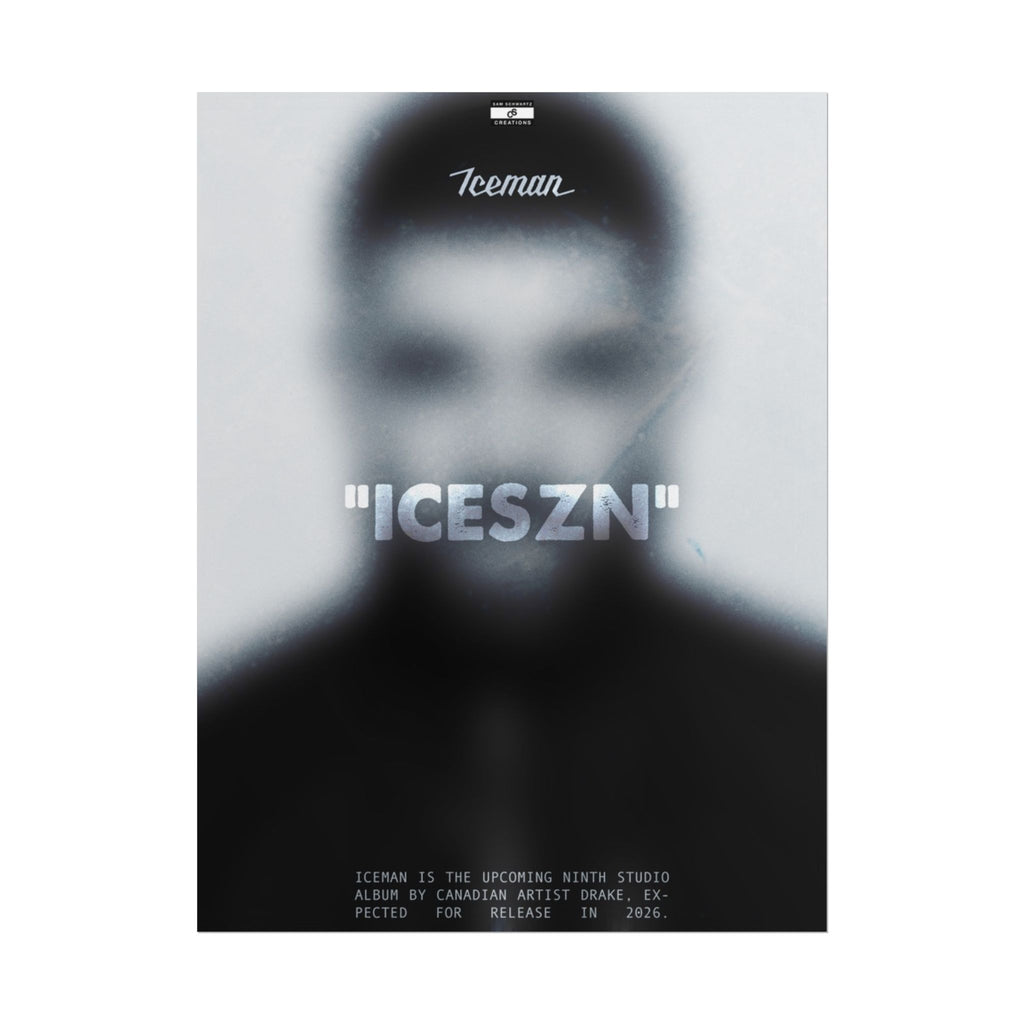 Iceman Poster | Drake Album Concept Wall Art