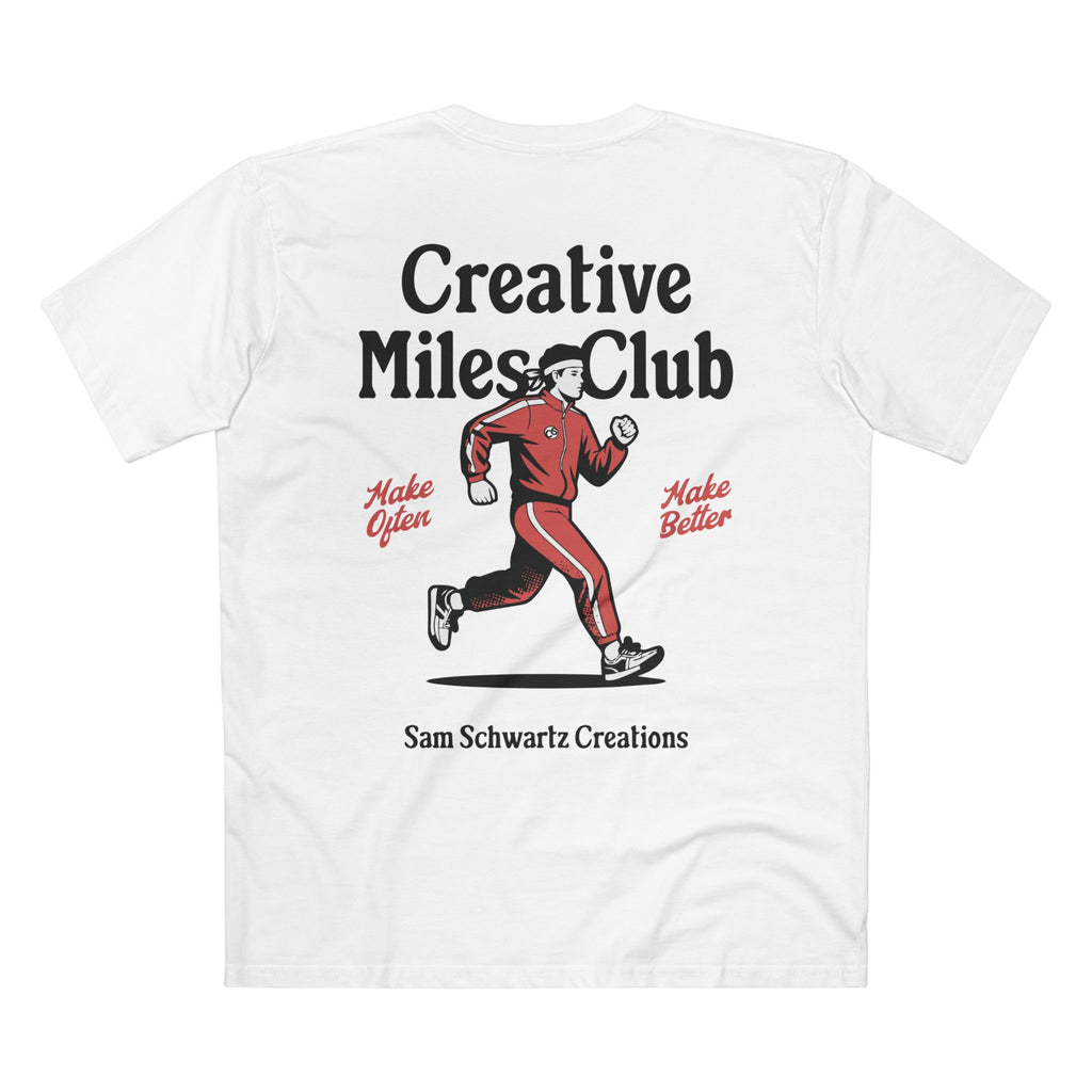 Sam Schwartz Creations "Chasing Ideas: Creative Miles Club" Graphic Tee