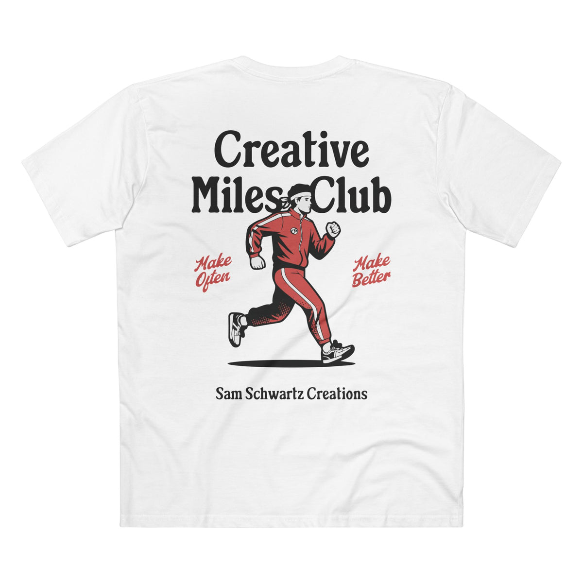 Sam Schwartz Creations "Chasing Ideas: Creative Miles Club" Graphic Tee
