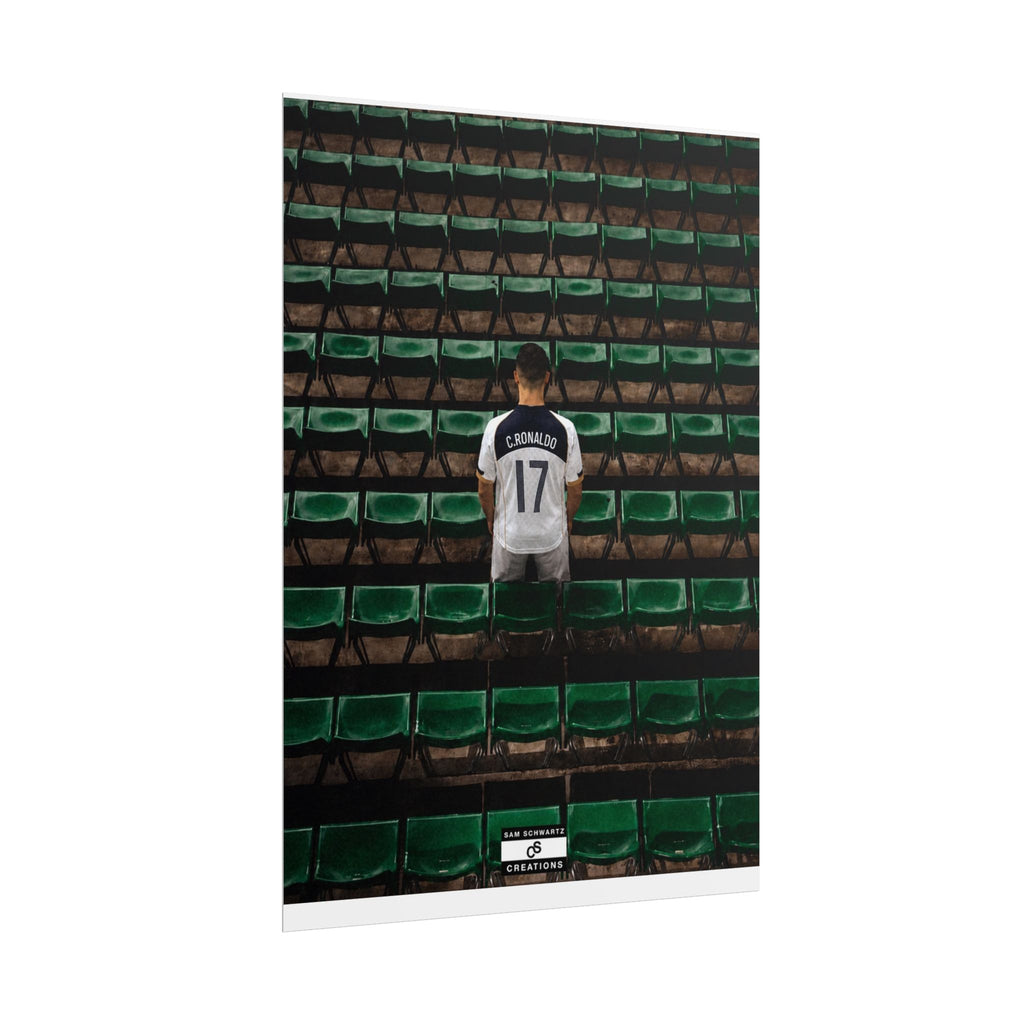 Before the Noise Poster | Young Cristiano Ronaldo Football Wall Art