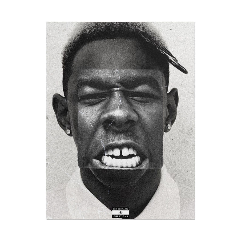 Monochrome Tyler Poster | Tyler, The Creator Art