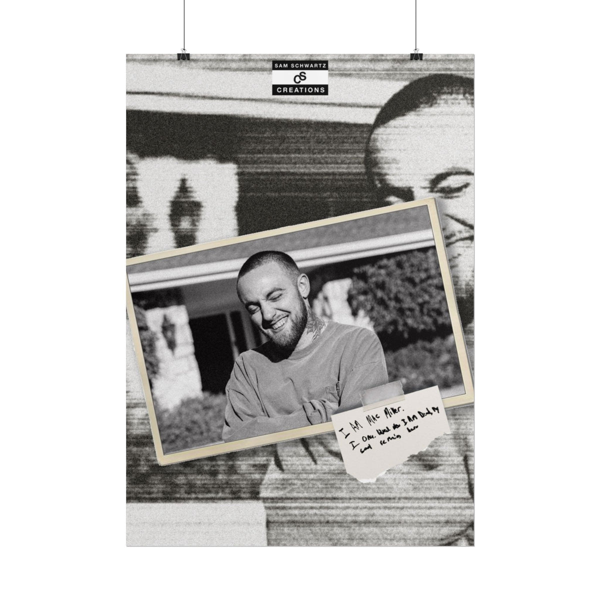 I Am Mac Miller Poster | Memorial Hip-Hop Wall Art