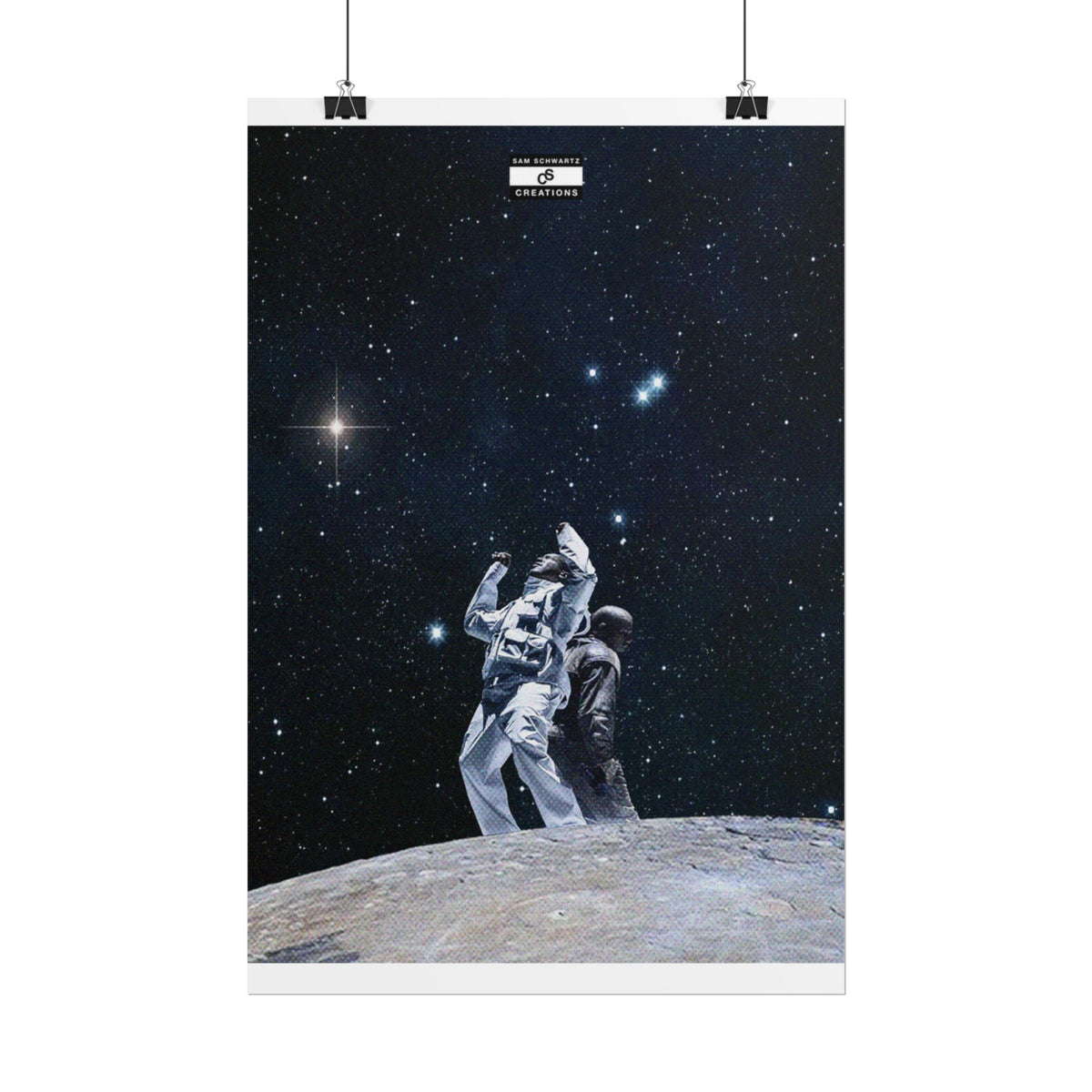 Among the Stars Poster | Kanye West & Don Toliver Music Wall Art