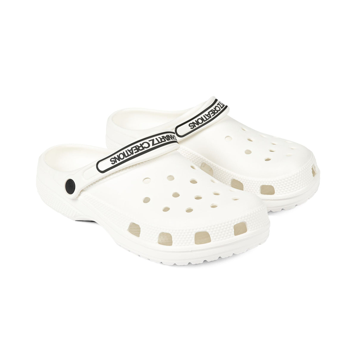 Sam Schwartz Creations White EVA Foam Clogs — Lightweight Comfort Slip-On Shoes