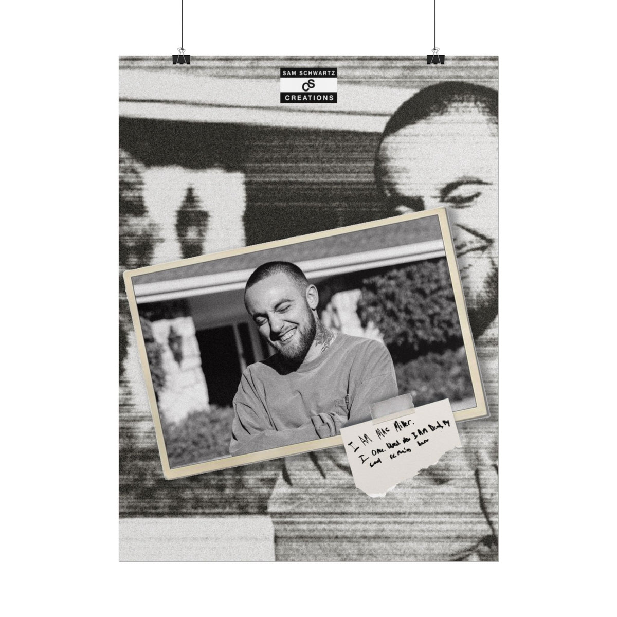 I Am Mac Miller Poster | Memorial Hip-Hop Wall Art