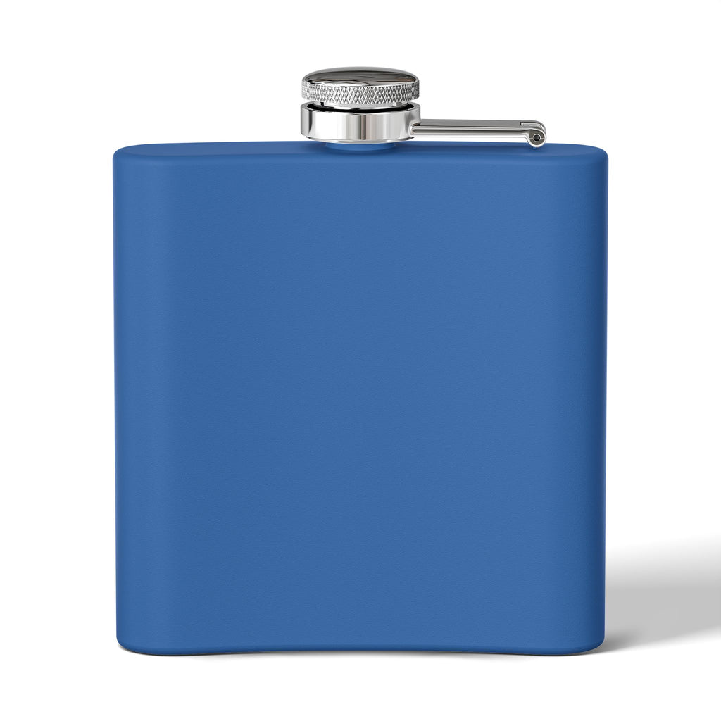 Sam Schwartz Creations Stainless Steel Flask — Brushed Metal Sam Schwartz Creations, 6 oz