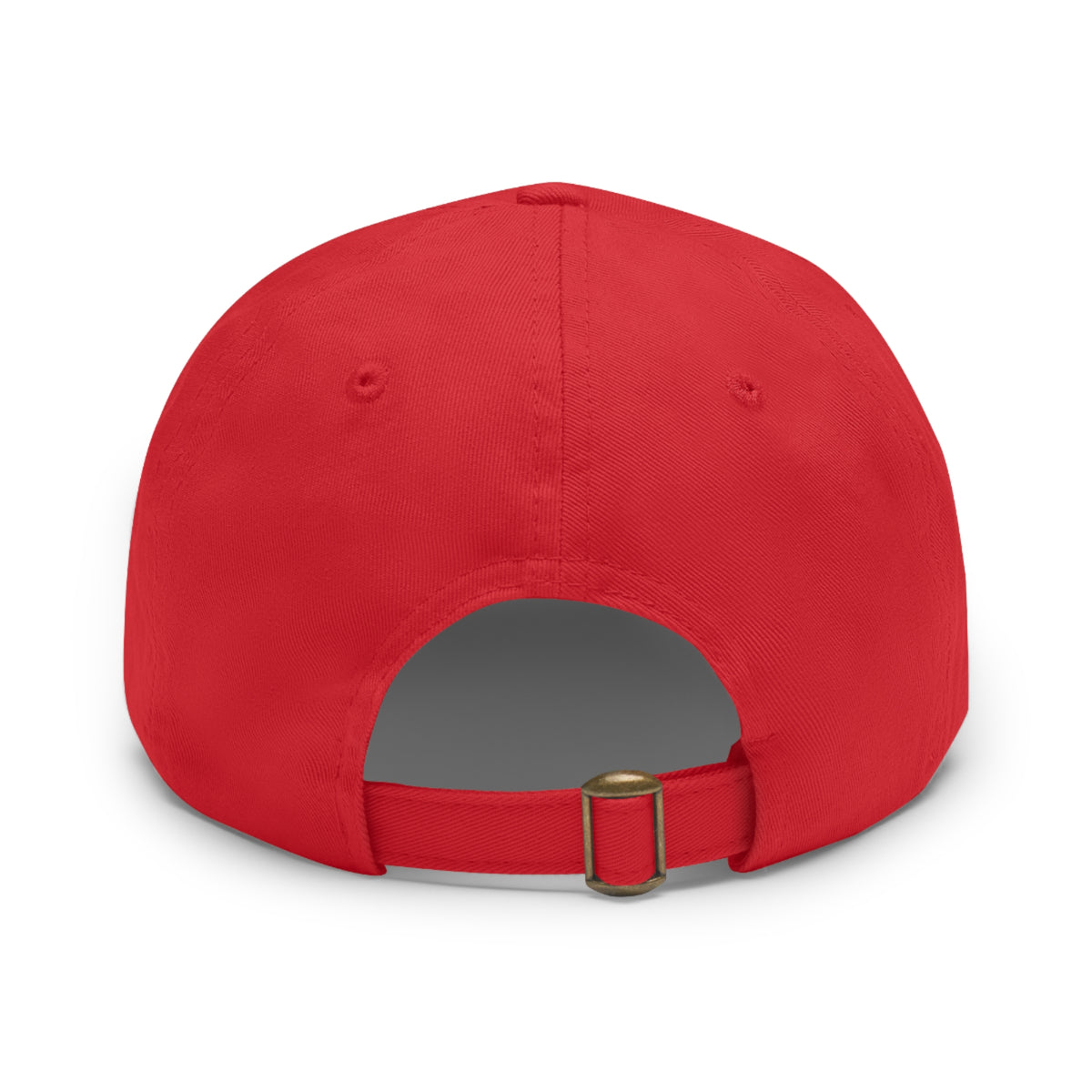 Round Leather Sam Schwartz Creations Patch Hat — Monogram Sam Schwartz Creations Casual Baseball Cap
