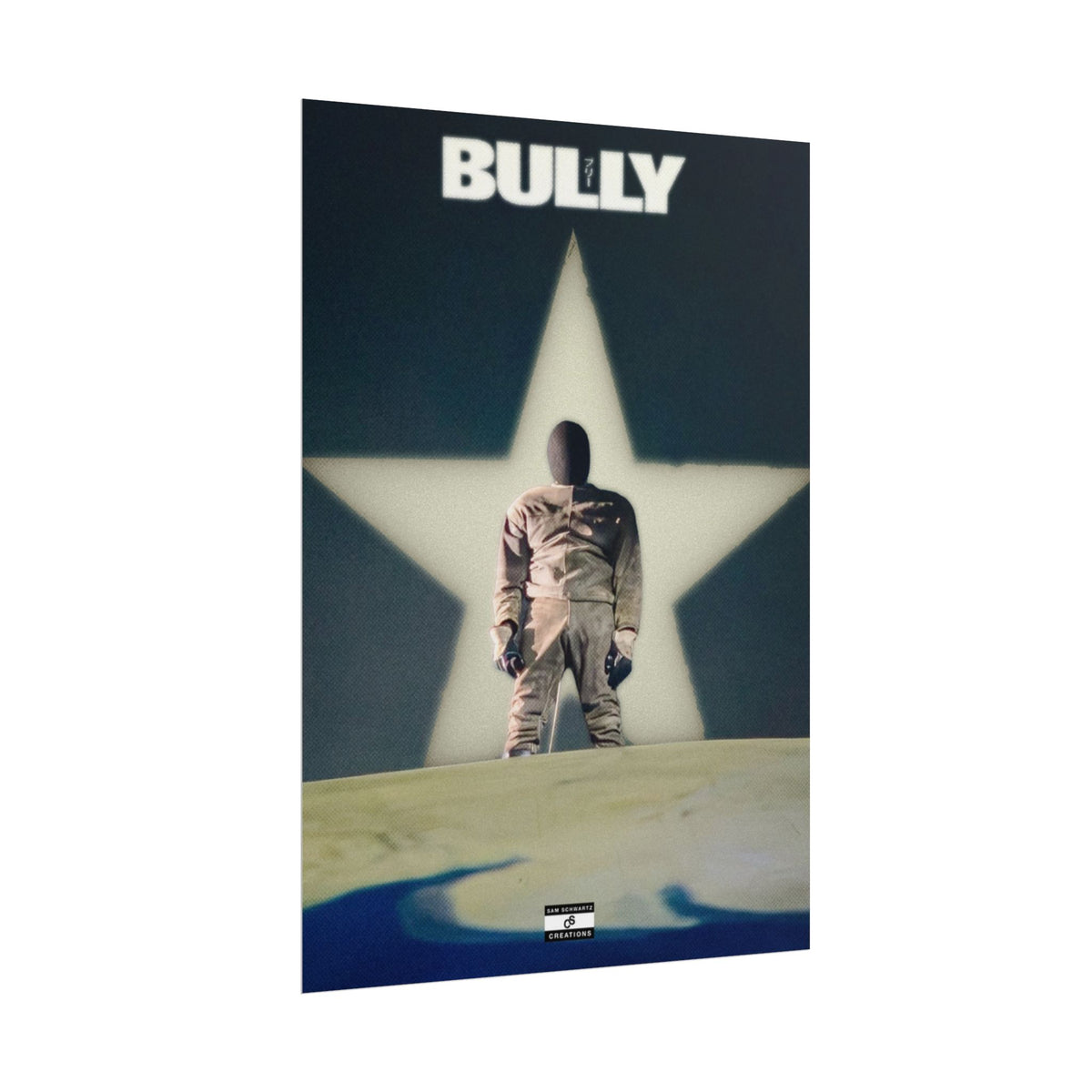 Bully Star Poster | Experimental Kanye West Music Wall Art