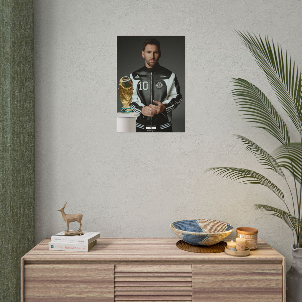 Number 10 Forever Poster | Lionel Messi World Cup Wall Art