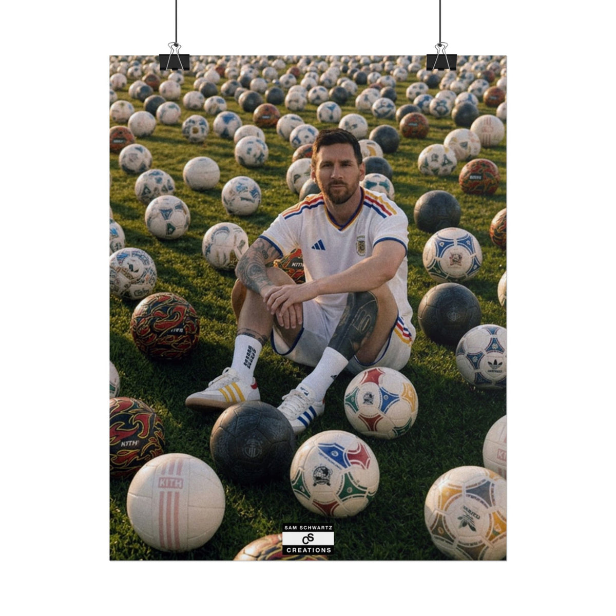 Every Ball Tells a Story Poster | Lionel Messi Football Wall Art