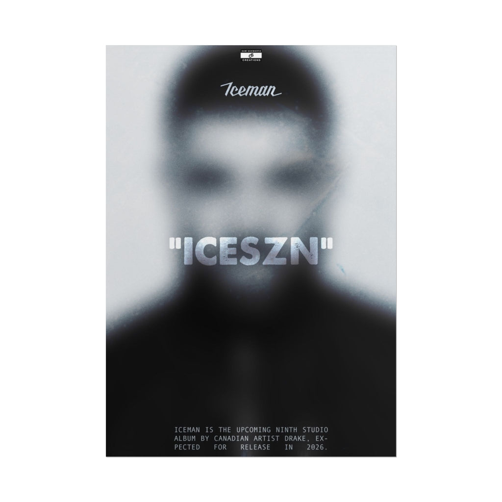 Iceman Poster | Drake Album Concept Wall Art