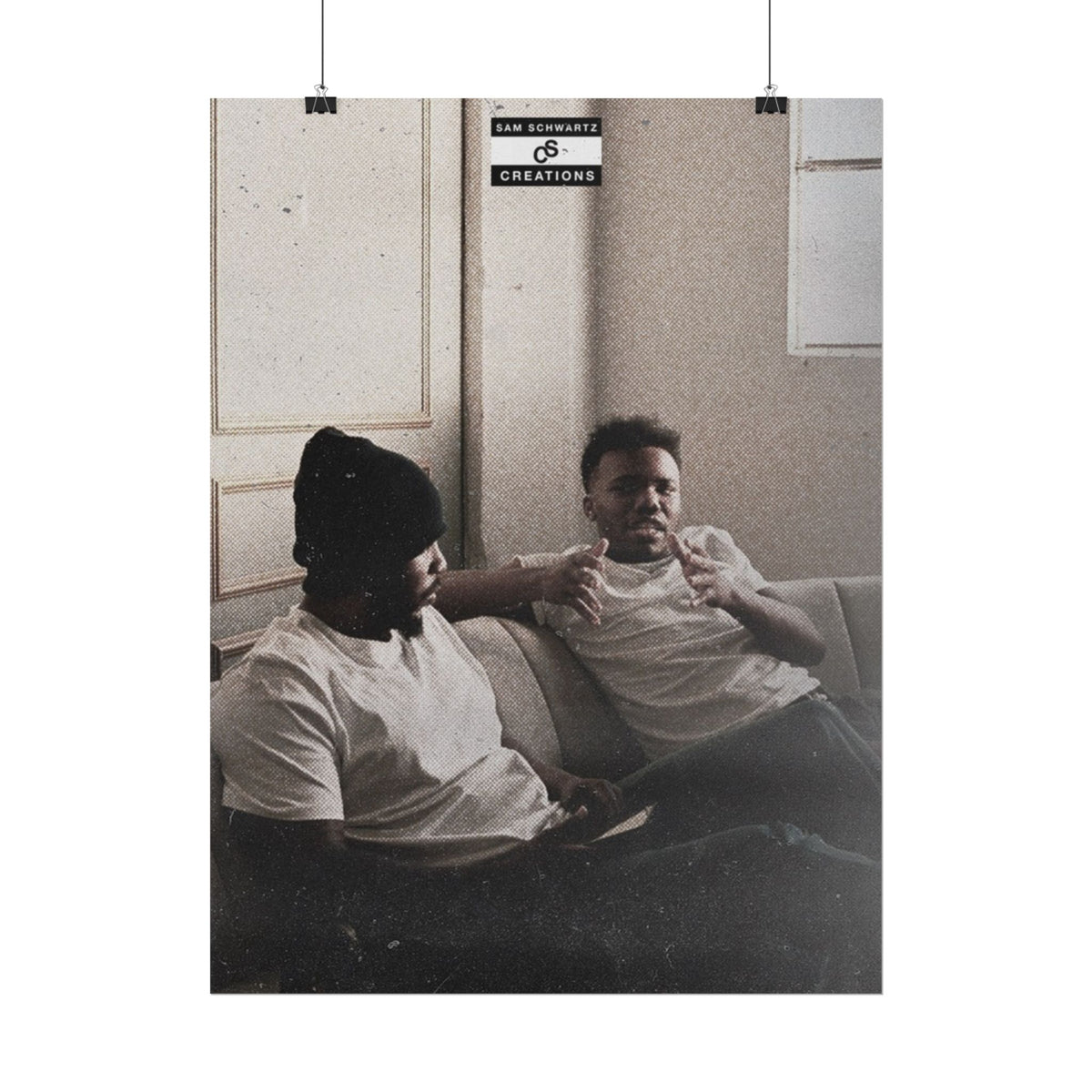 Baby Keem & Kendrick Lamar Poster | Music Culture Candid Wall Art