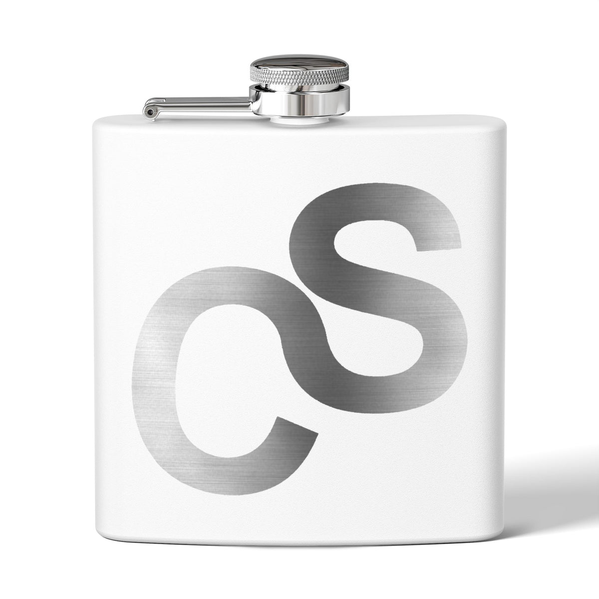 Sam Schwartz Creations Stainless Steel Flask — Brushed Metal Sam Schwartz Creations, 6 oz