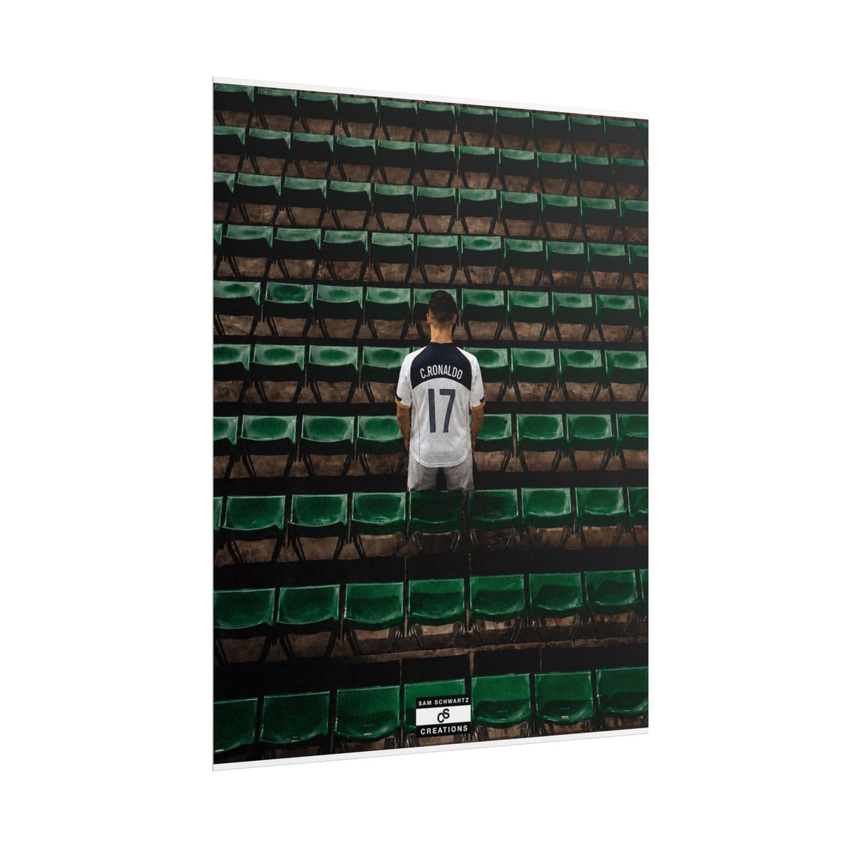 Before the Noise Poster | Young Cristiano Ronaldo Football Wall Art