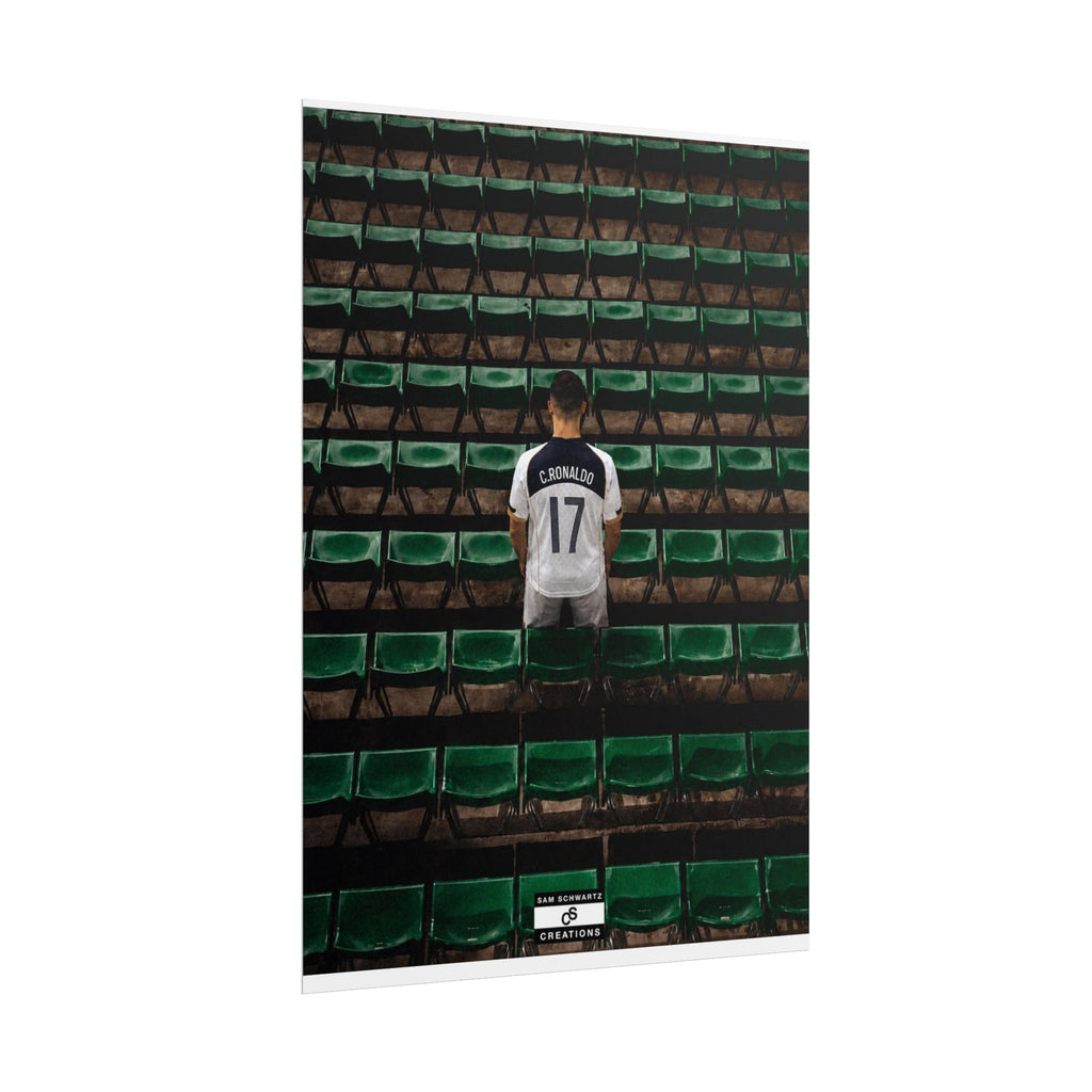 Before the Noise Poster | Young Cristiano Ronaldo Football Wall Art