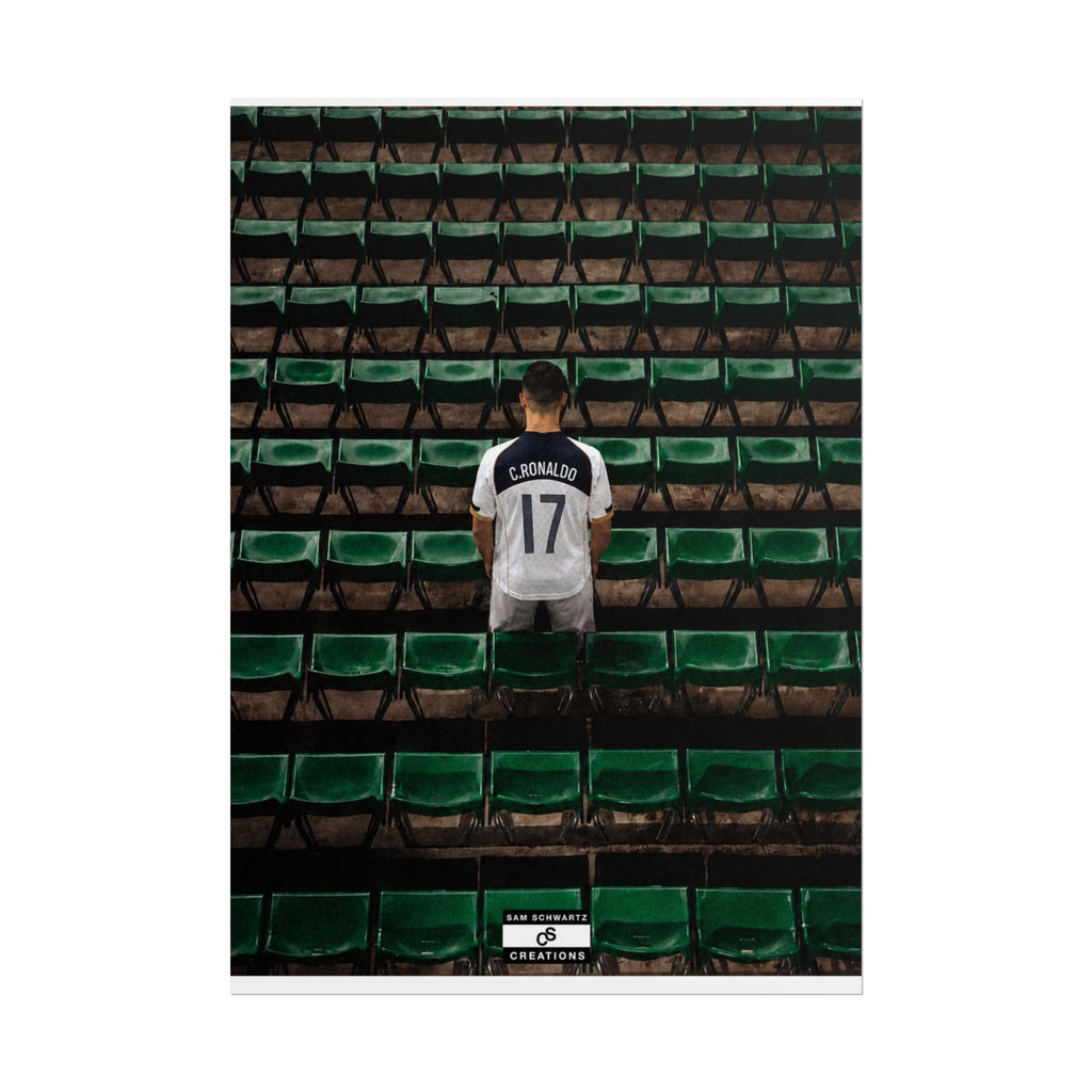 Before the Noise Poster | Young Cristiano Ronaldo Football Wall Art