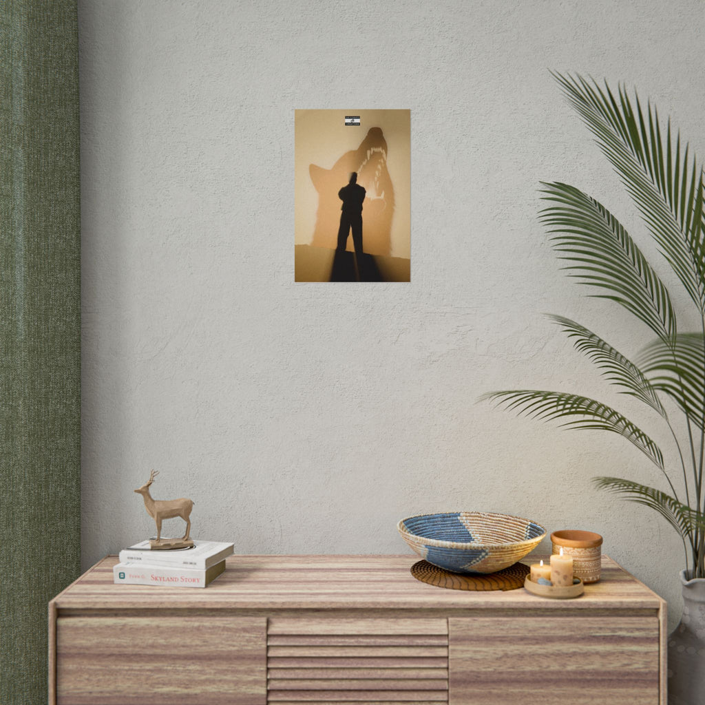 Shadow Beast Poster | Baby Keem Conceptual Music Wall Art