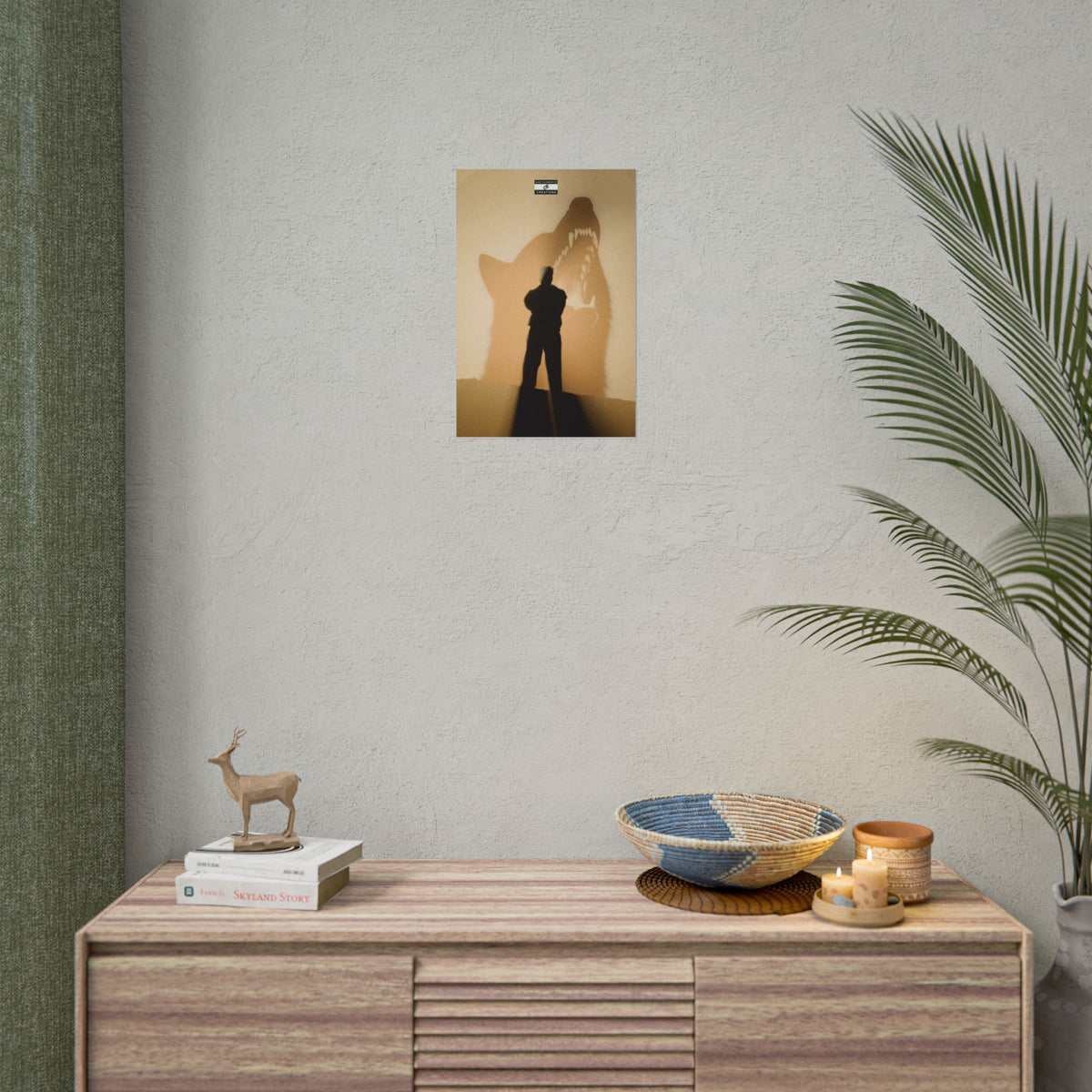 Shadow Beast Poster | Baby Keem Conceptual Music Wall Art