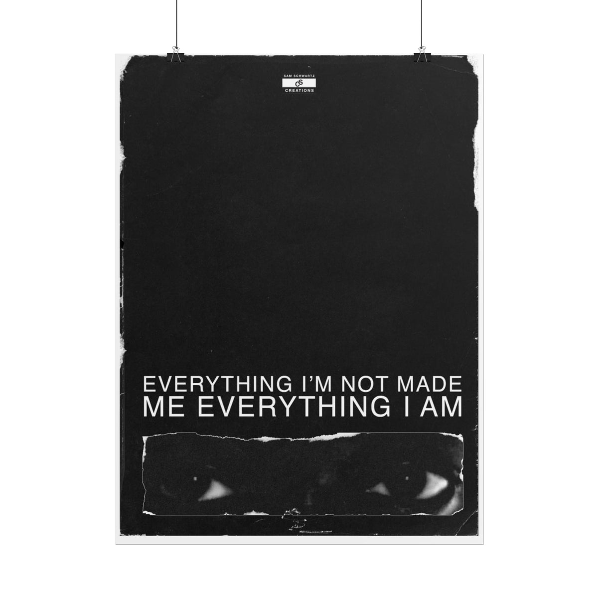 Everything I Am Poster | Minimalist Kanye West Hip-Hop Wall Art