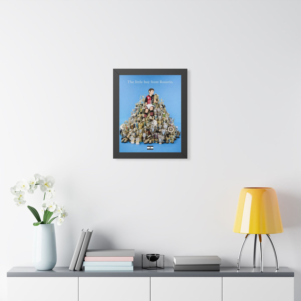 The Little Boy From Rosario Framed Poster — Framed GOAT Wall Art