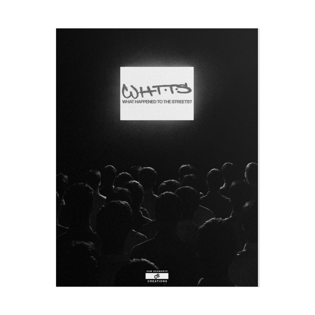 Street Crowd Poster | Underground Hip-Hop Wall Art