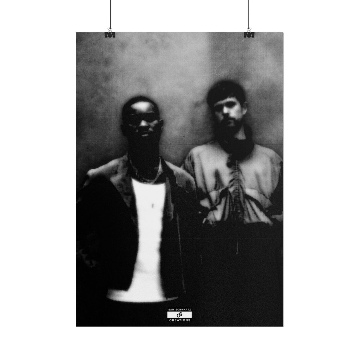 No Signal Duo Poster | Dave Hip-Hop Photography Wall Art
