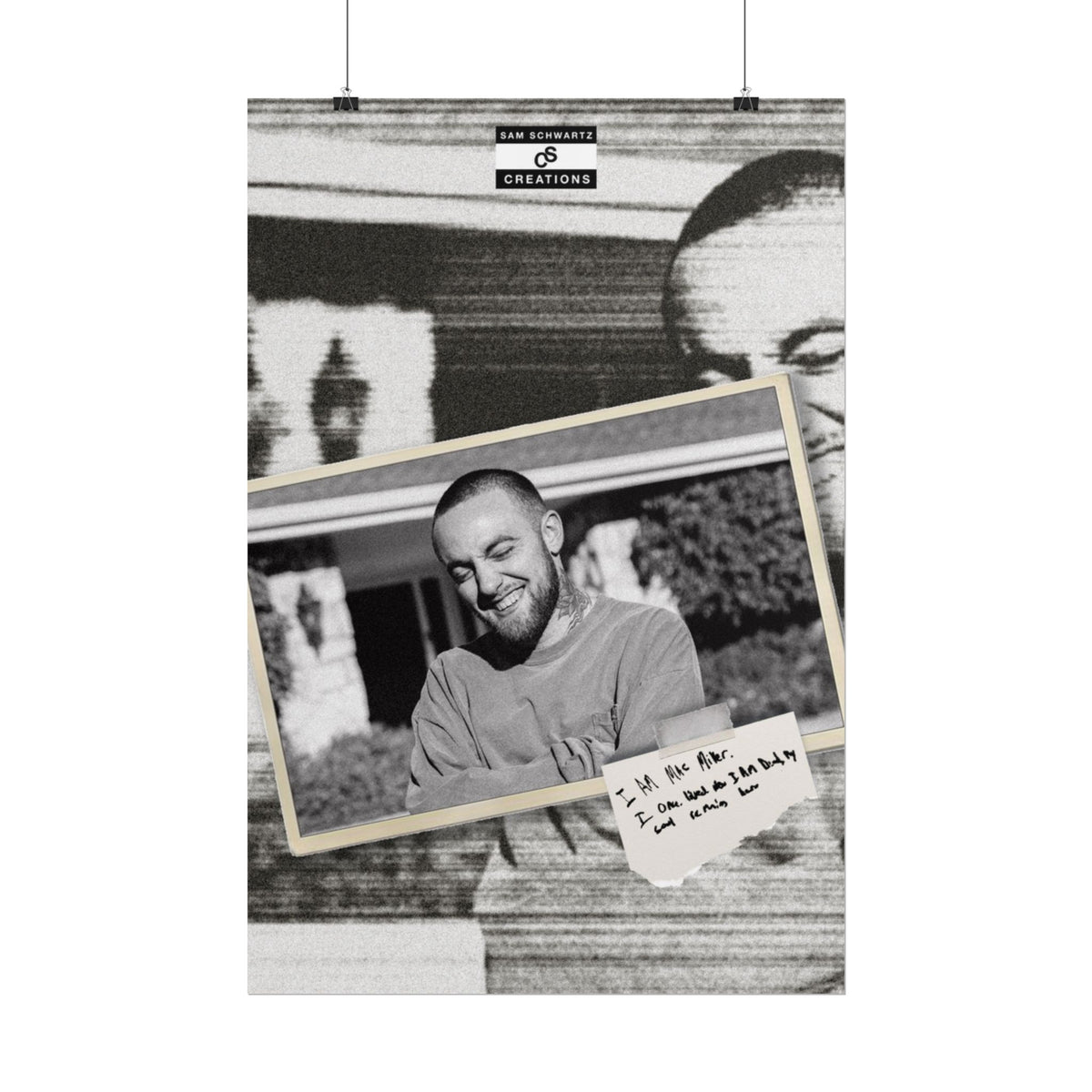 I Am Mac Miller Poster | Memorial Hip-Hop Wall Art
