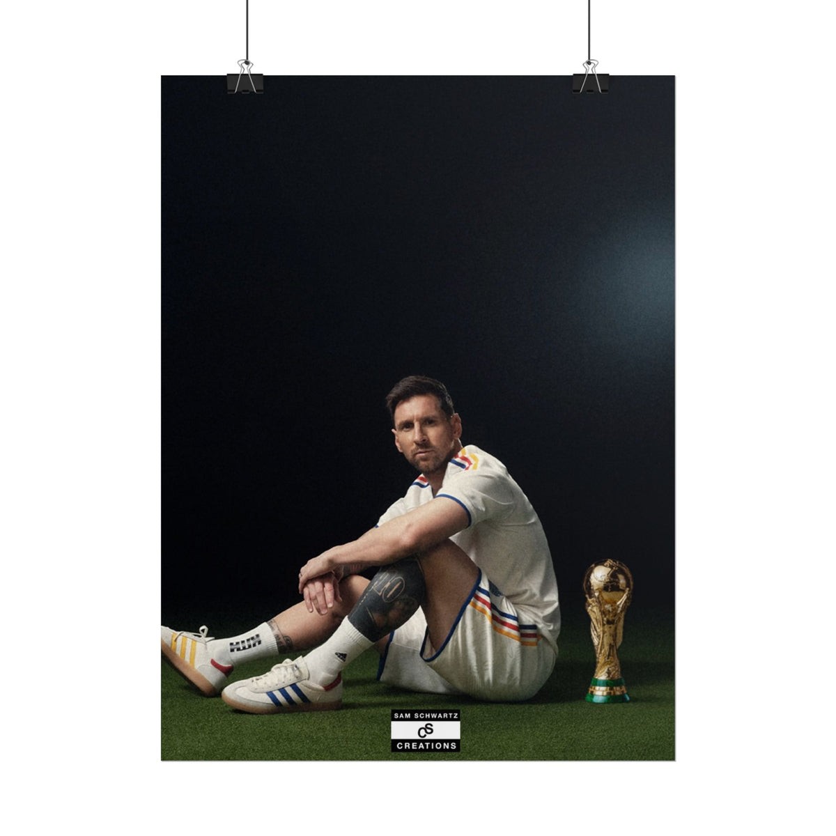 At the Summit Poster | Lionel Messi World Cup Wall Art