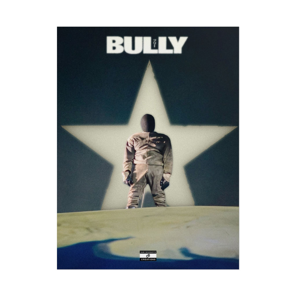 Bully Star Poster | Experimental Kanye West Music Wall Art