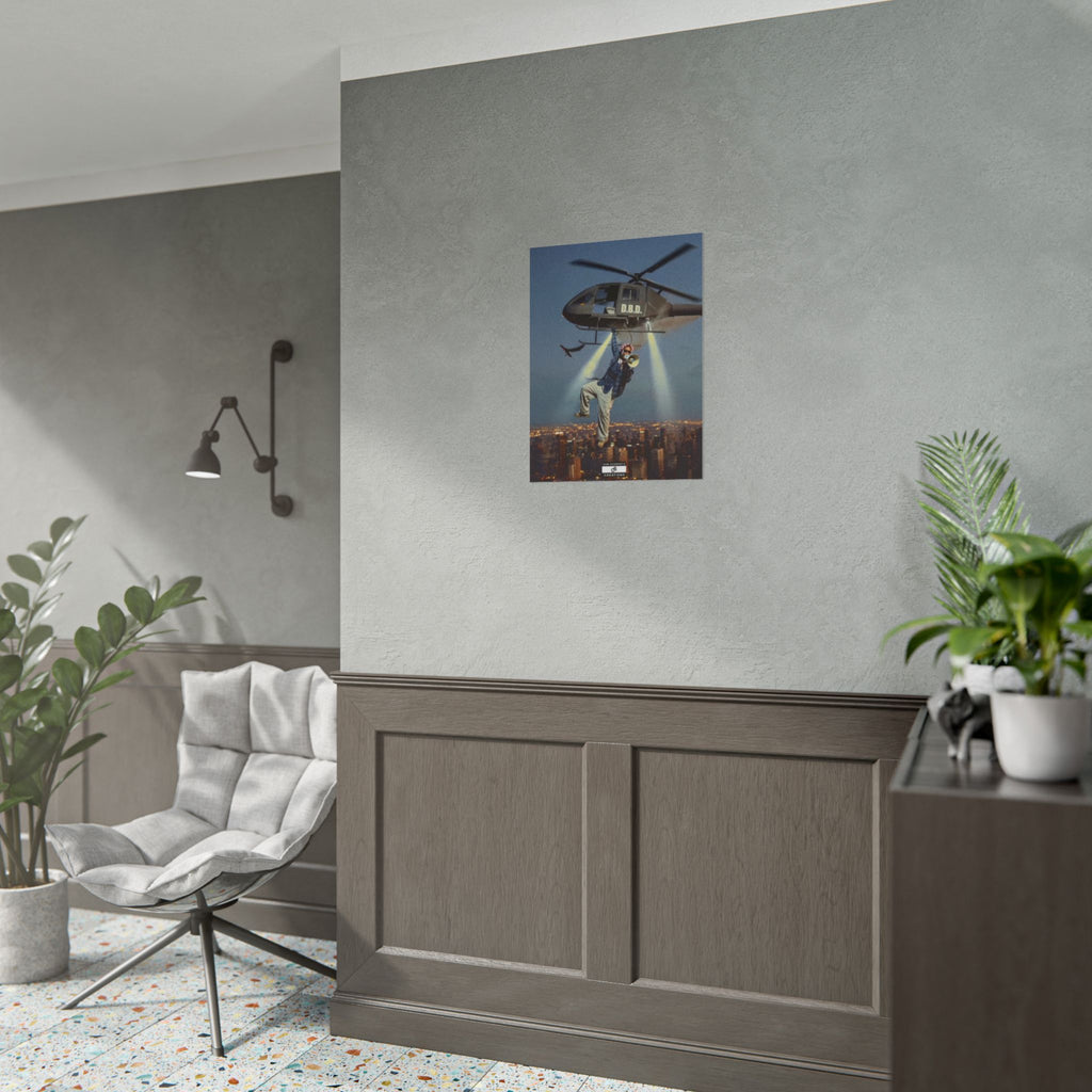 Don't Be Dumb Poster | Helicopter Music Culture Wall Art