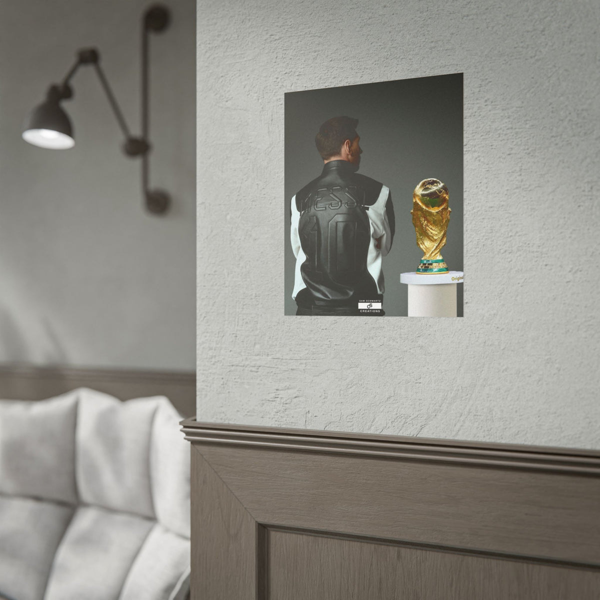 Legacy in Sight Poster | Lionel Messi World Cup Wall Art