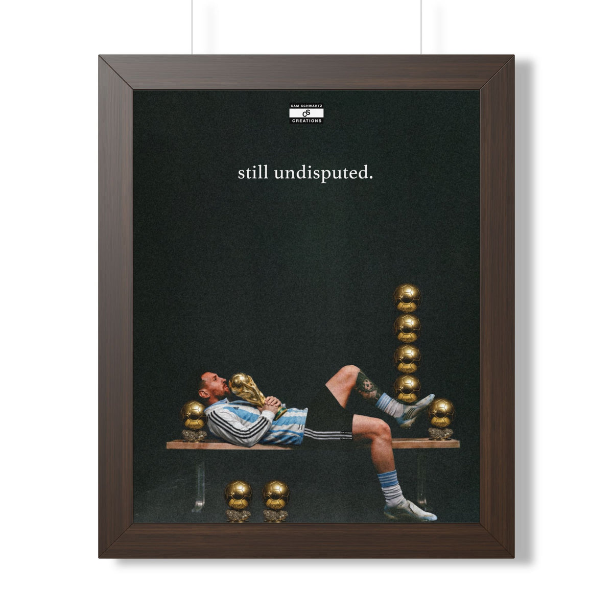 Still Undisputed Framed Poster — Framed GOAT Wall Art