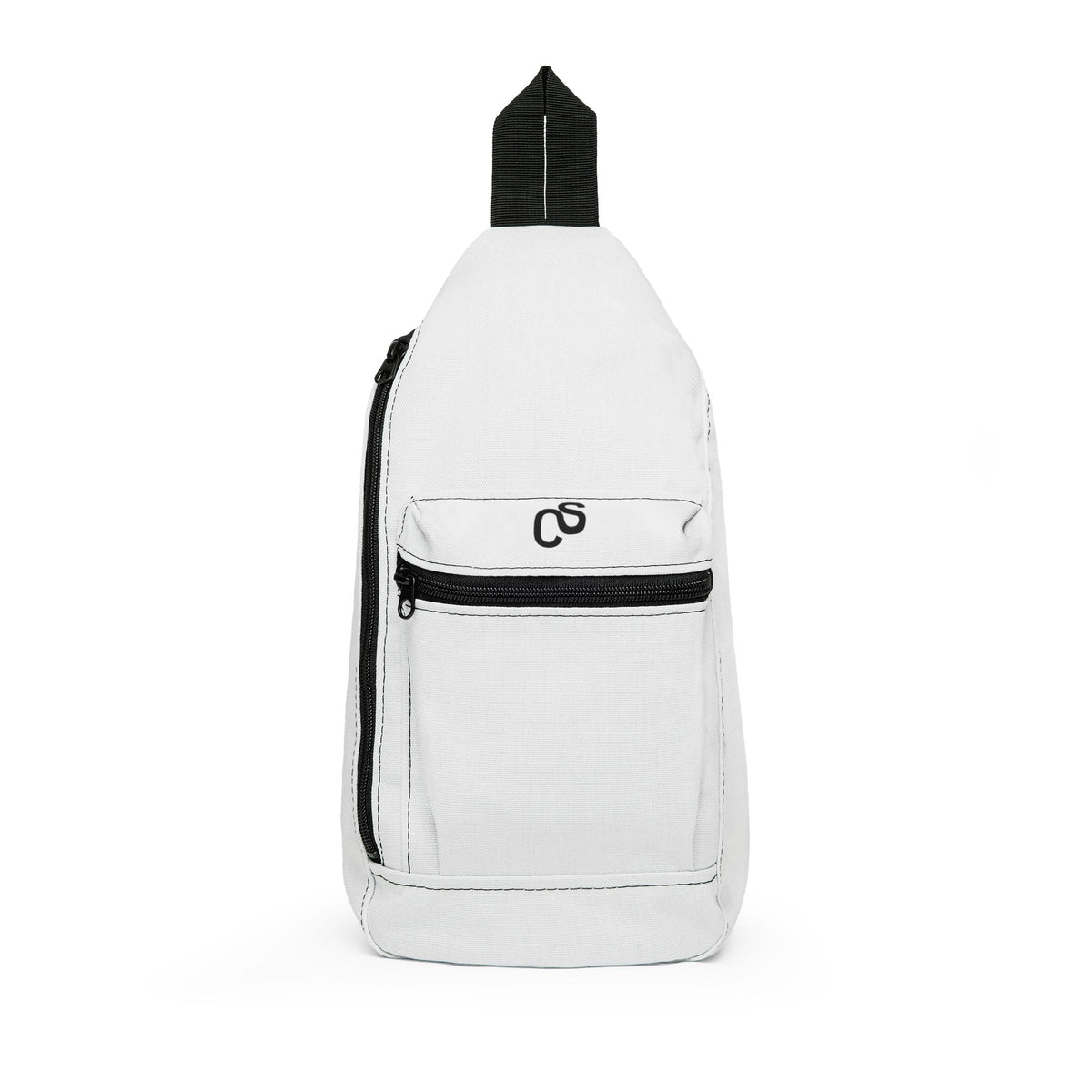 Sam Schwartz Creations White Sling Bag — Compact Crossbody Backpack for Everyday Travel