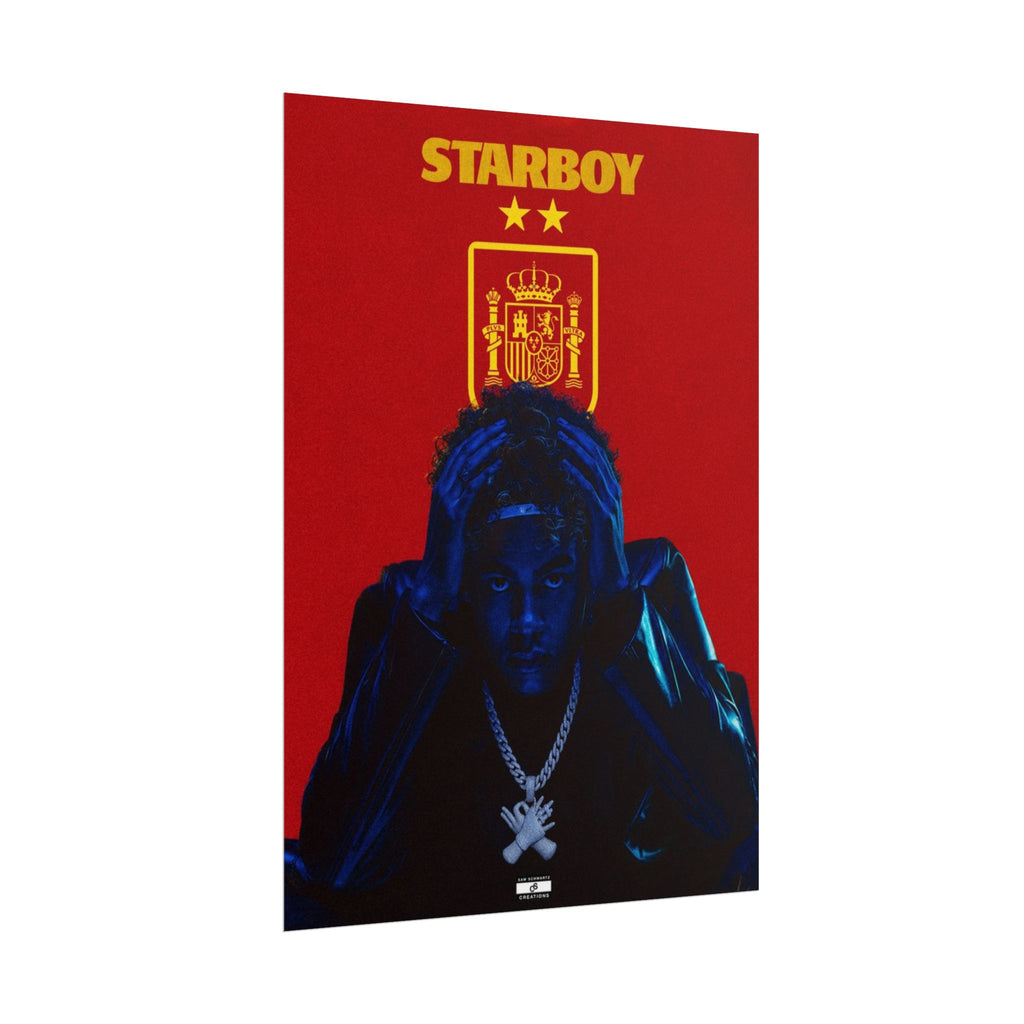 Starboy Poster | Spain Football Wall Art