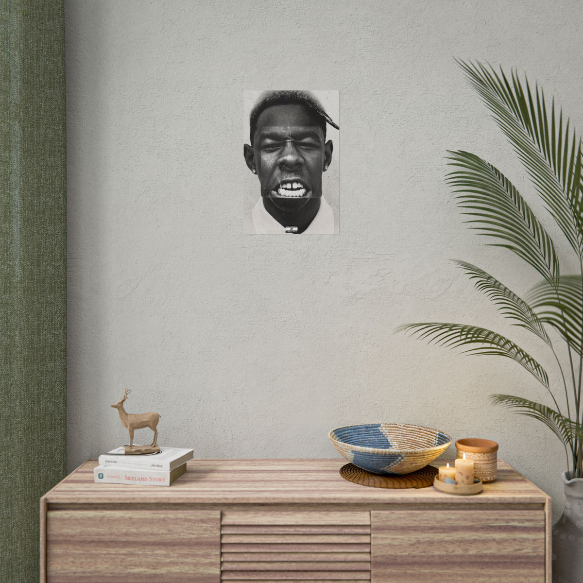 Monochrome Tyler Poster | Tyler, The Creator Art