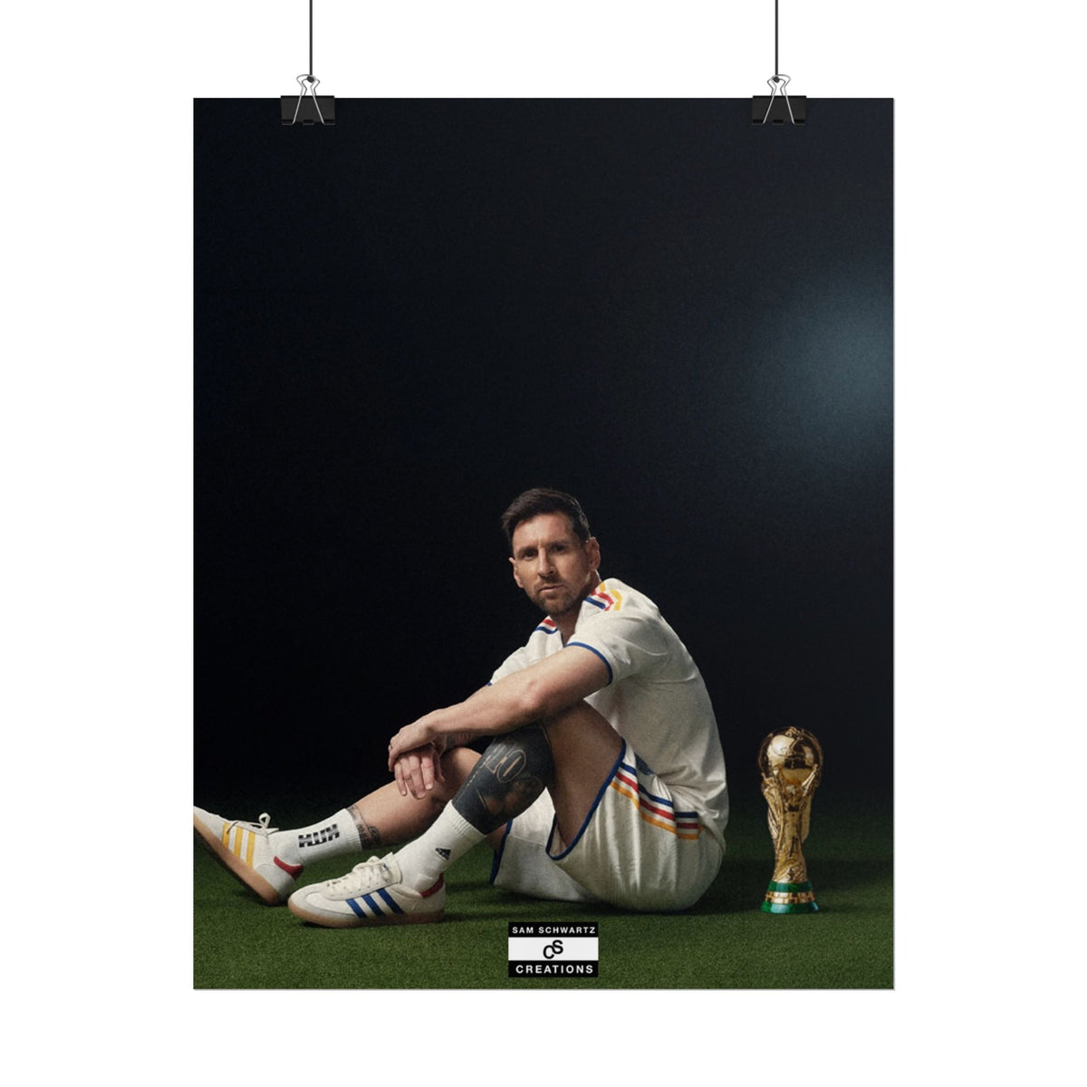 At the Summit Poster | Lionel Messi World Cup Wall Art