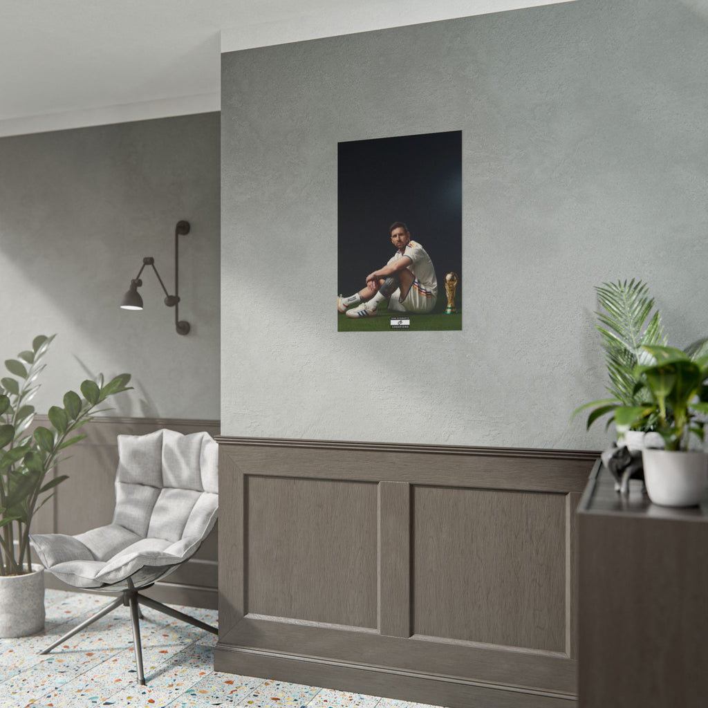 At the Summit Poster | Lionel Messi World Cup Wall Art