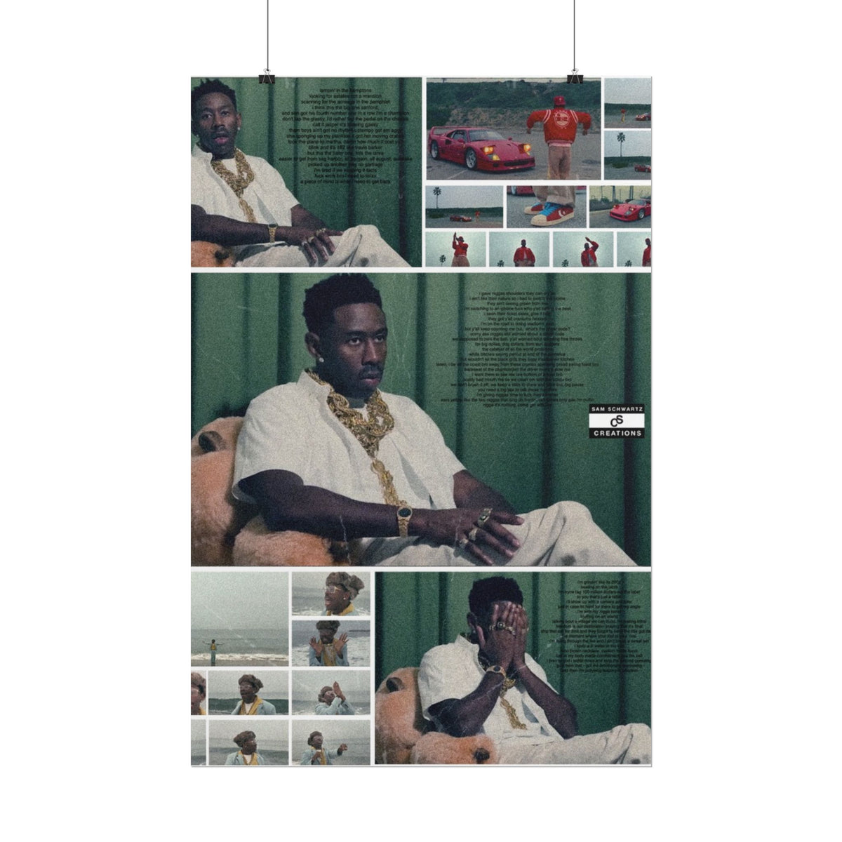 Luxury Tyler Poster | Tyler, the Creator Wall Art