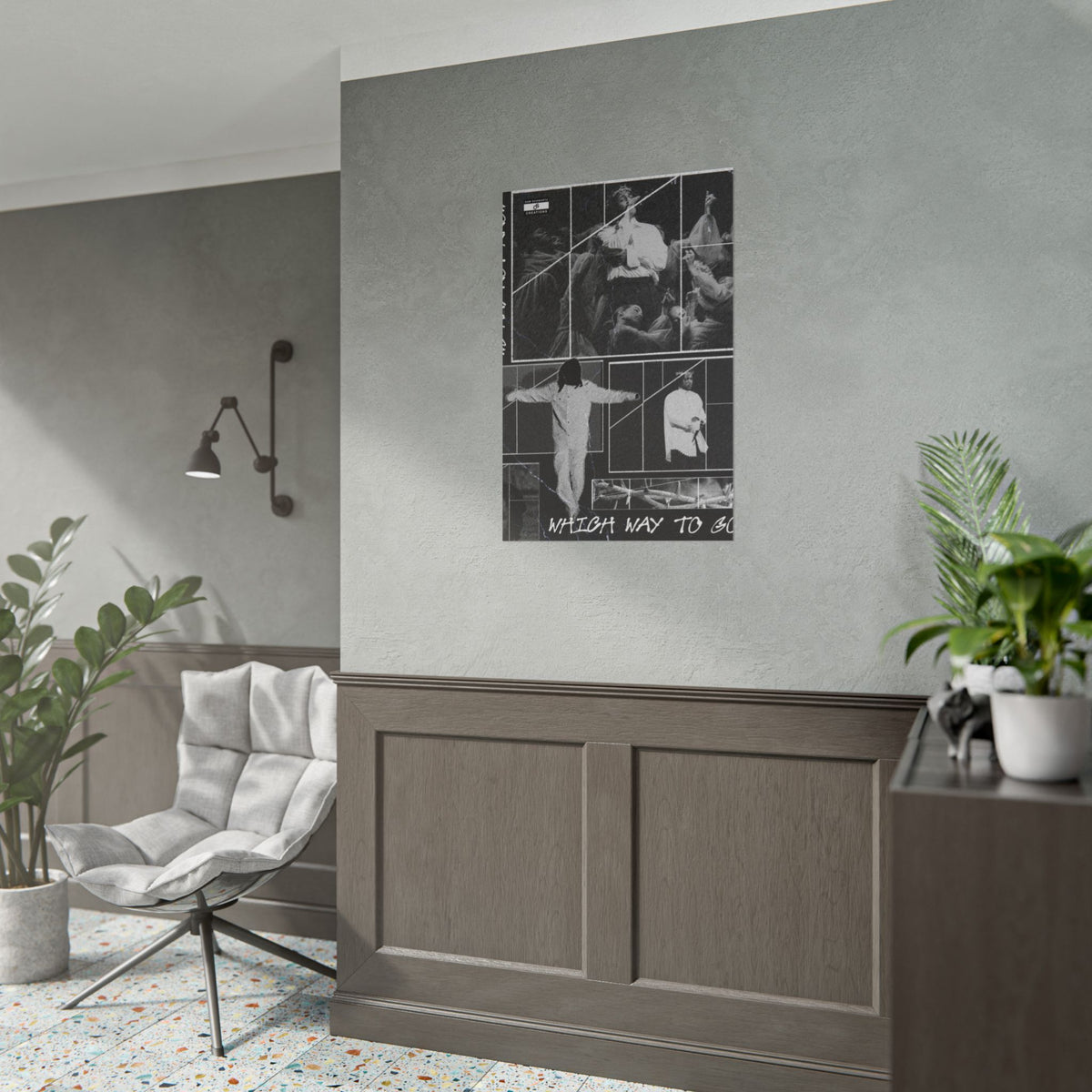Which Way to Go Poster | Kendrick Lamar Live Music Collage Wall Art