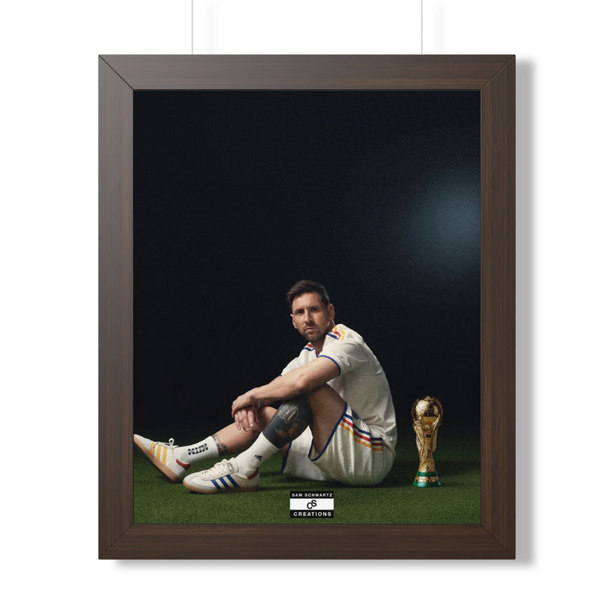 Messi x World Cup Framed Poster — Framed GOAT Wall Art
