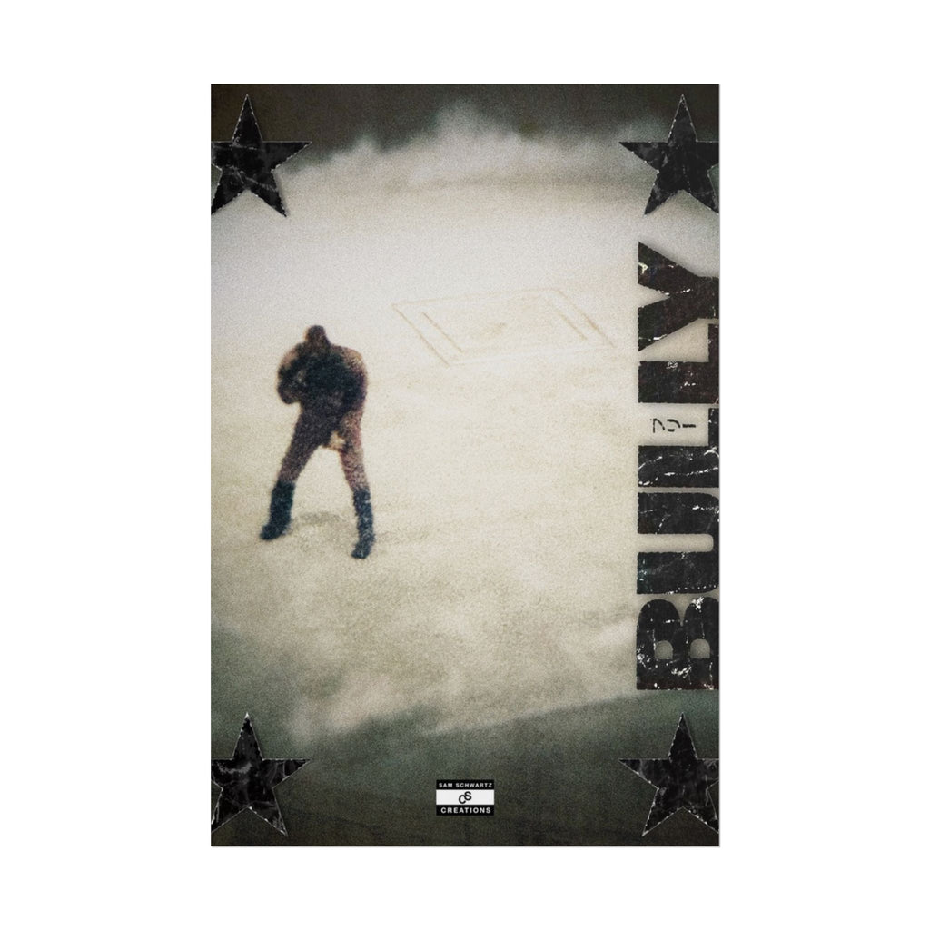 Bully in the Mist Poster | Experimental Kanye West Music Wall Art