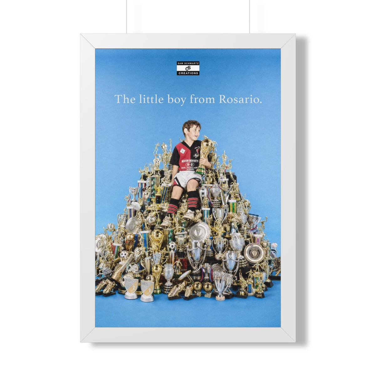 The Little Boy From Rosario Framed Poster — Framed GOAT Wall Art