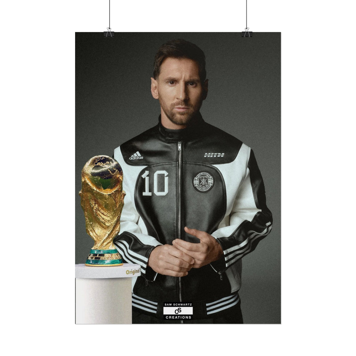 Number 10 Forever Poster | Lionel Messi World Cup Wall Art