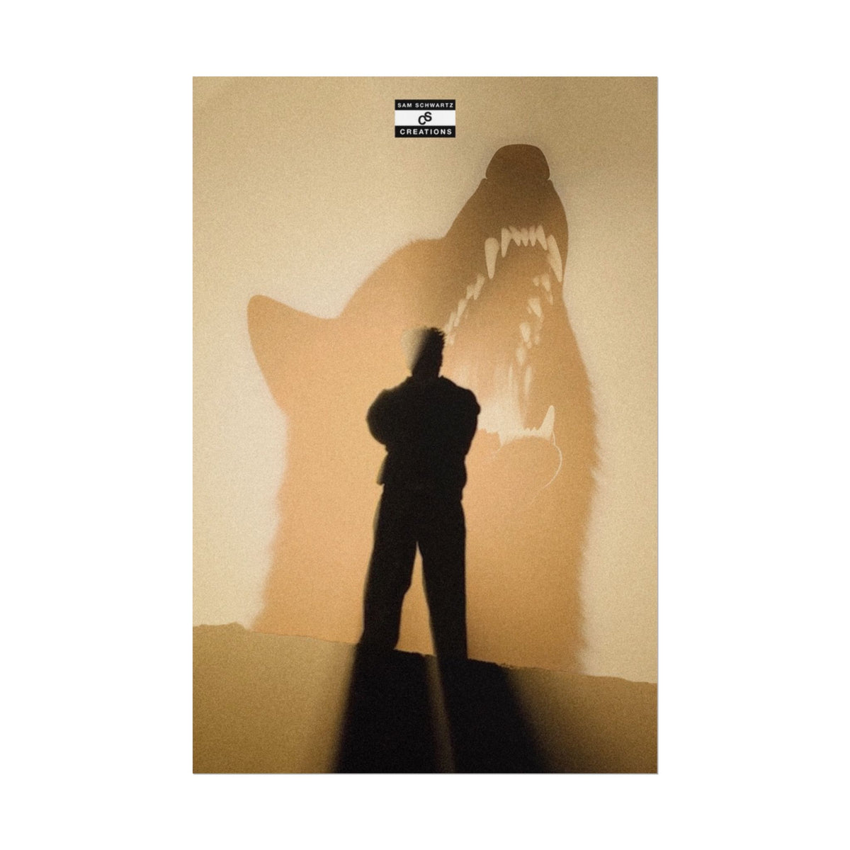 Shadow Beast Poster | Baby Keem Conceptual Music Wall Art