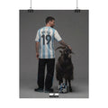 The GOAT Standard Poster | Lionel Messi Football Wall Art