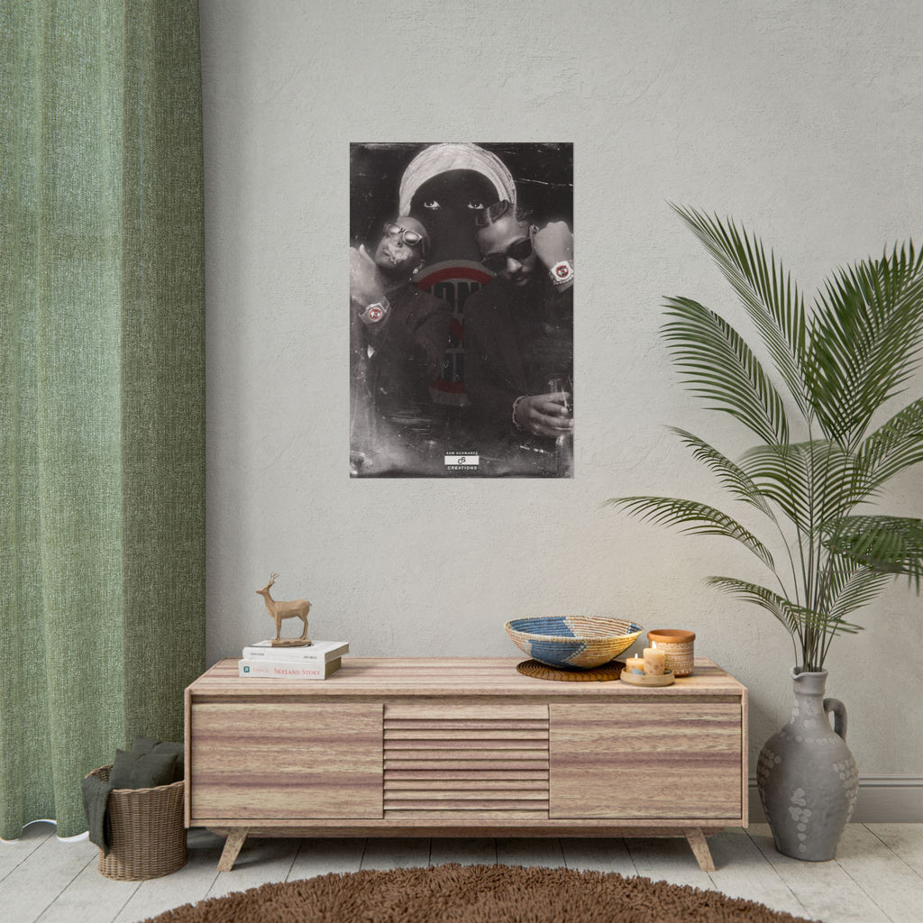 Don't Be Dumb Poster | Underground Music Duo Wall Art