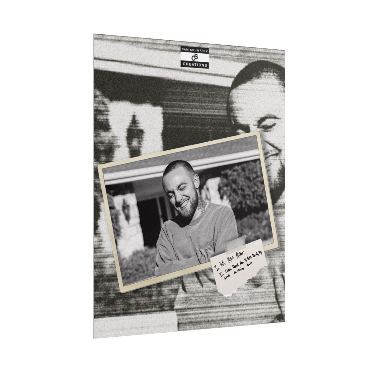 I Am Mac Miller Poster | Memorial Hip-Hop Wall Art
