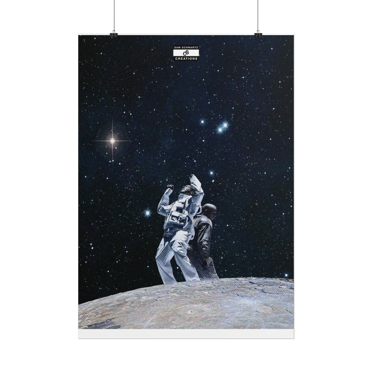 Among the Stars Poster | Kanye West & Don Toliver Music Wall Art