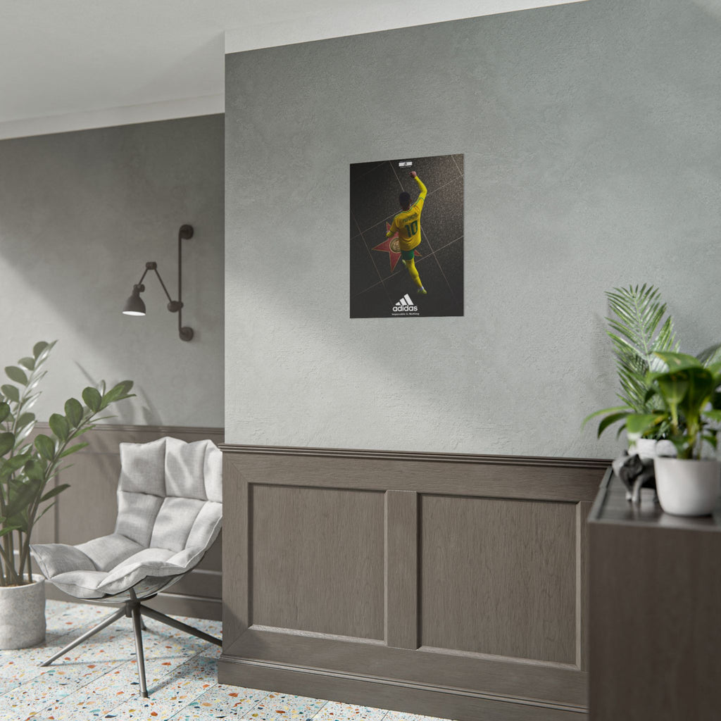 A Star Is Born Poster | Relebohile Mofokeng South Africa Football Wall Art